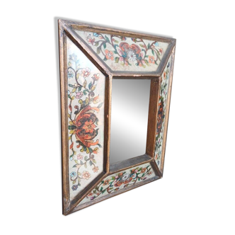 mirror frame and glass painting
