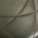 Vintage danish green leather stool, 1960s