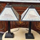 Pair of Art Deco table lamps by Atelier Decor Ar.