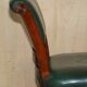 Modern captain's chair in leather, beech frame, adjustable.