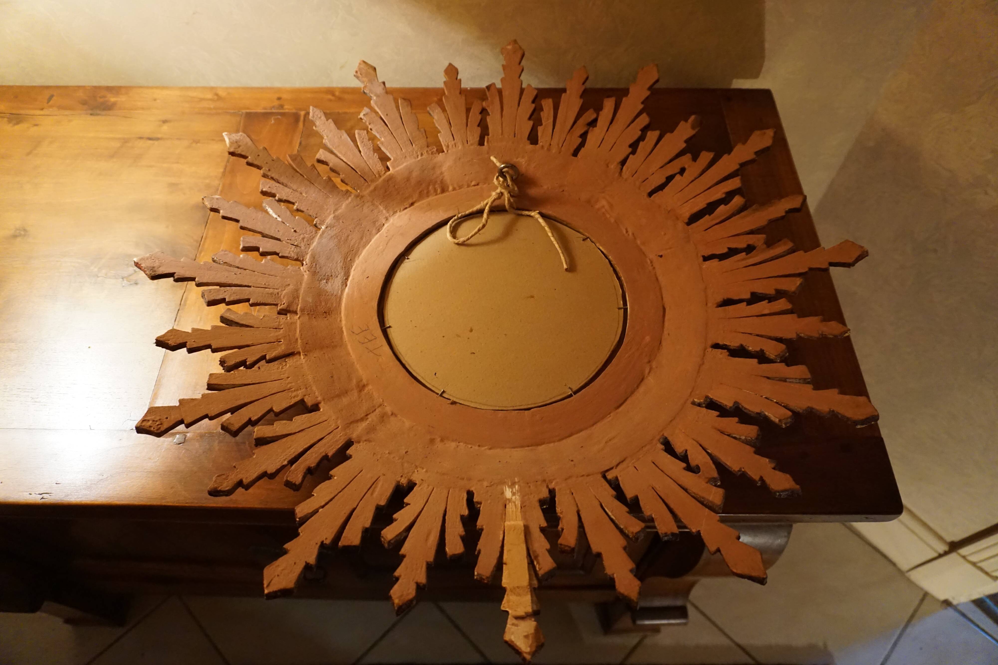 Mirror Sun - 1950s 58cm