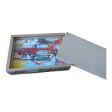 Boite de 4 puzzles pour enfants en bois anciens