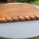 Solid wood tray from the 1940s-50s.