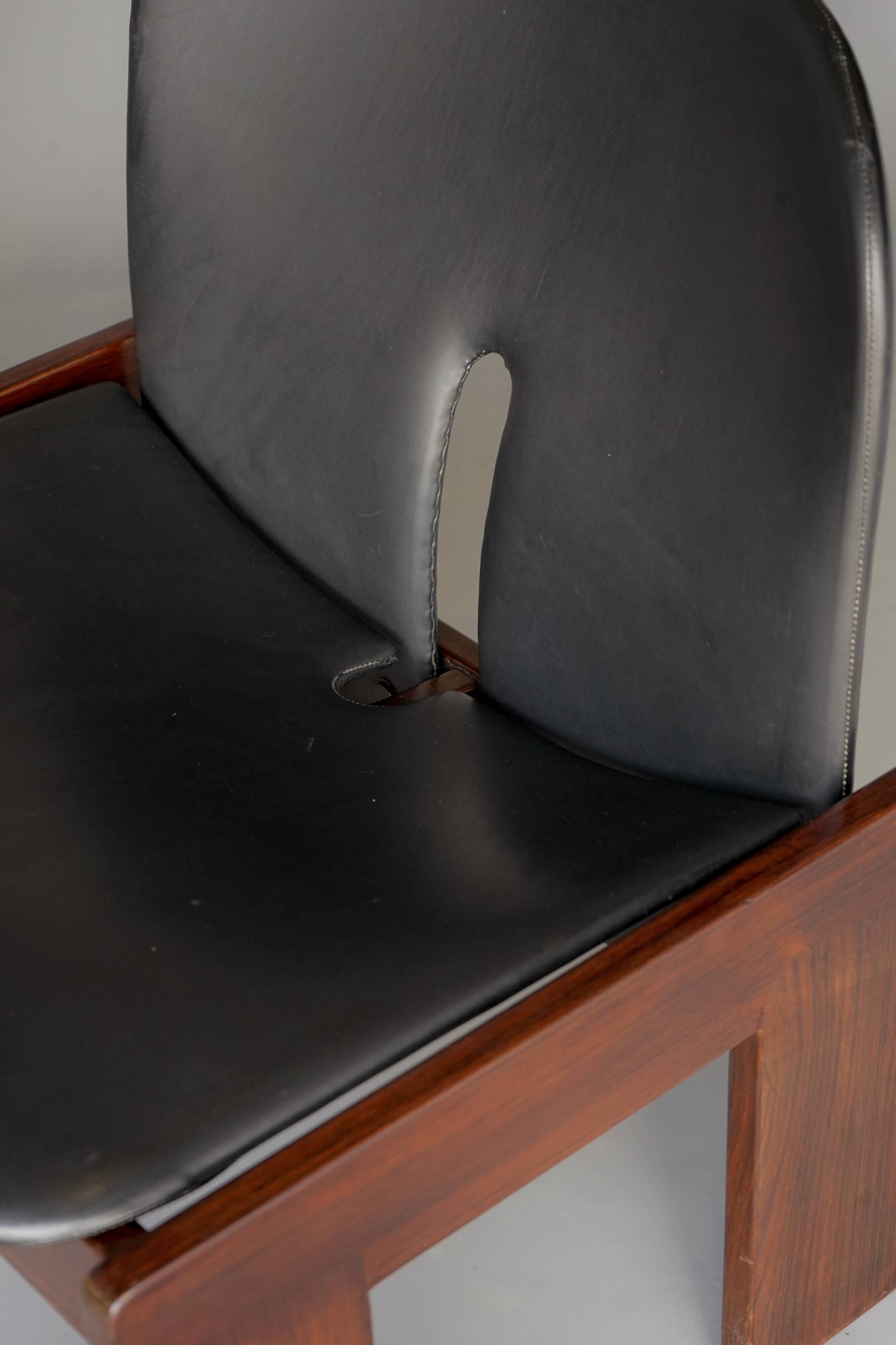 Ensemble de chaises Easy 925 par Afra et Tobia Scarpa pour Cassina, 1966