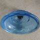 Pair hanging lamp Abat-jour blue glass
