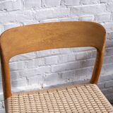 4x Niels Møller chair Model 75 in Oak, 1960s Denmark