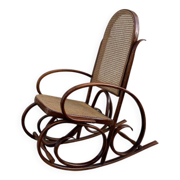 Rocking-chair canné 1900