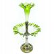 Viennese platter in Art Nouveau style flute