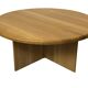 Vintage coffee table with side tables 80s design