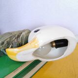 Flexible ceramic duck lamp, 1968
