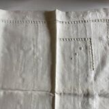 Rectangular pillow taie in linen linen yarn to days and reserve linen peas