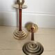 Pair of art deco candlesticks