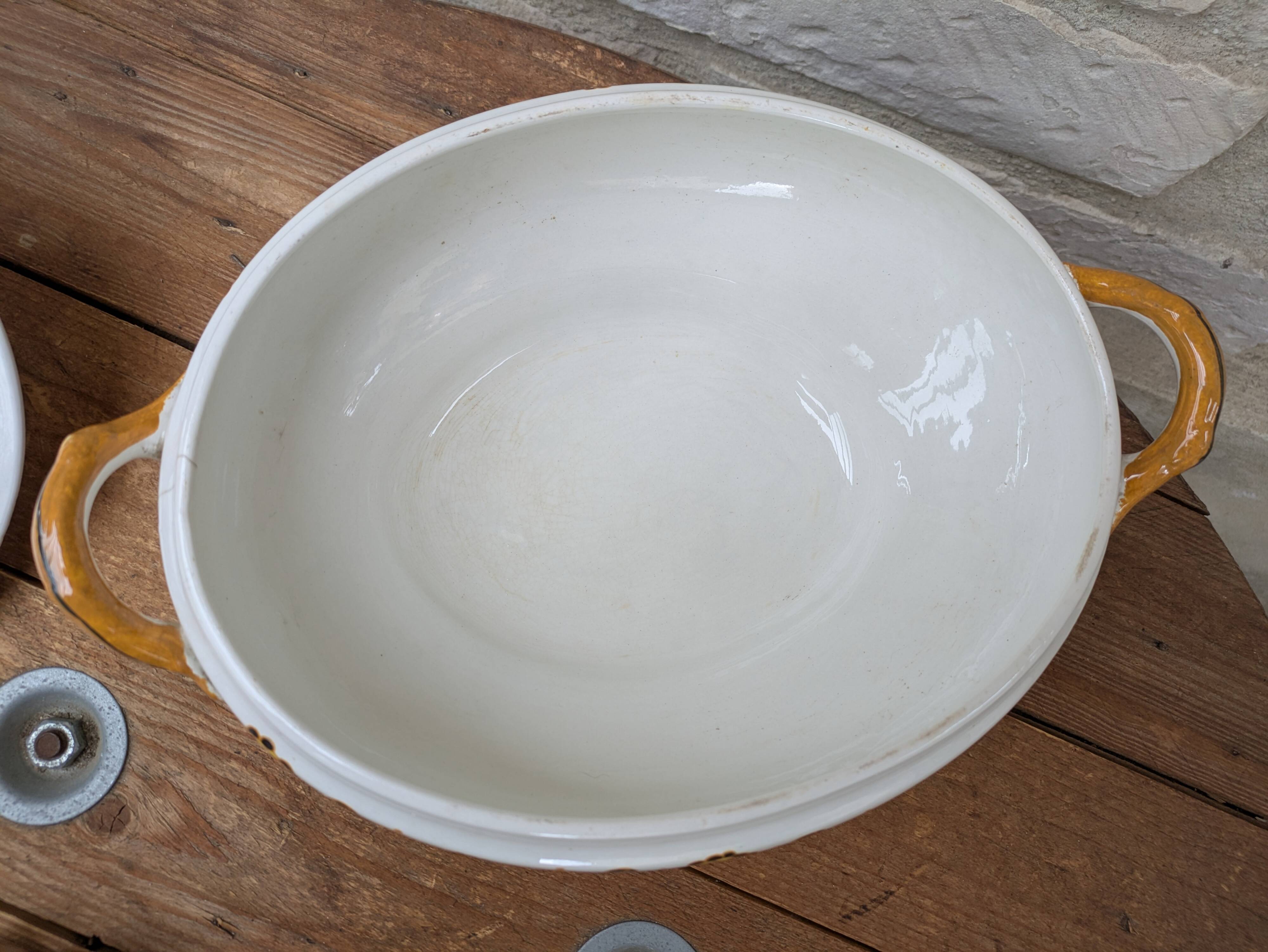 Flory Boch Frères La Louvière soup tureen - ironstone style - vintage decor