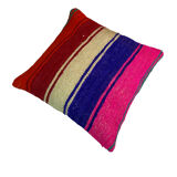 Vintage turkish kilim cushion cover 40 x 40 cm