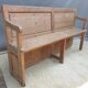 Cotentin church pew with missal door