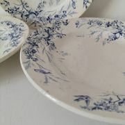 Assiettes Creil Montereau Modèle Linotte