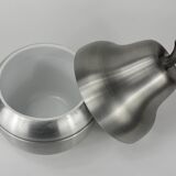 Pear-shaped ice bucket.