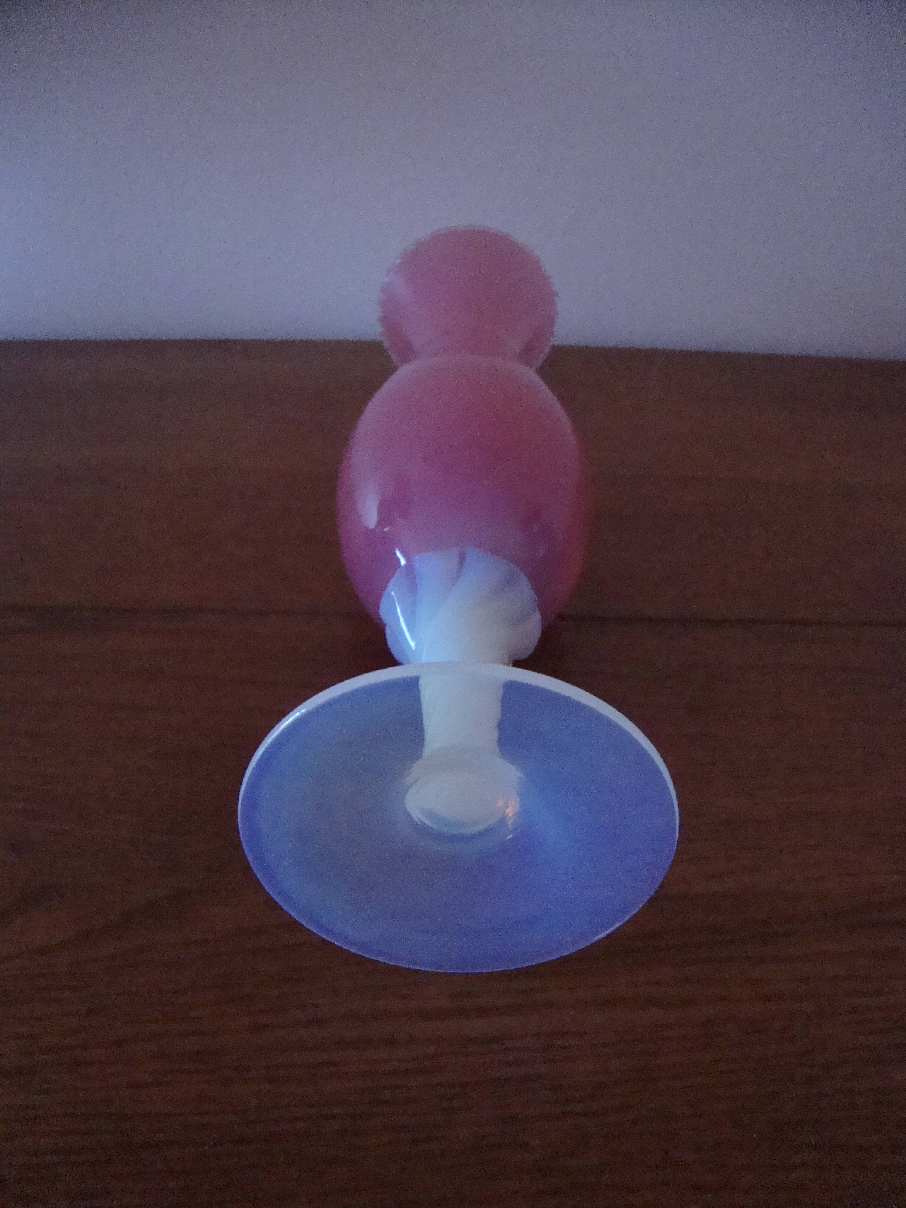 Pink opalin soliflore