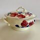 Vegetable tureen signed HBCM Red Roses