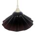 Vrieland Design – enamel – metal – scalloped edge – red/brown – 1970s