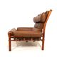 Arne Norell Inca chair with ottoman for Norell AB