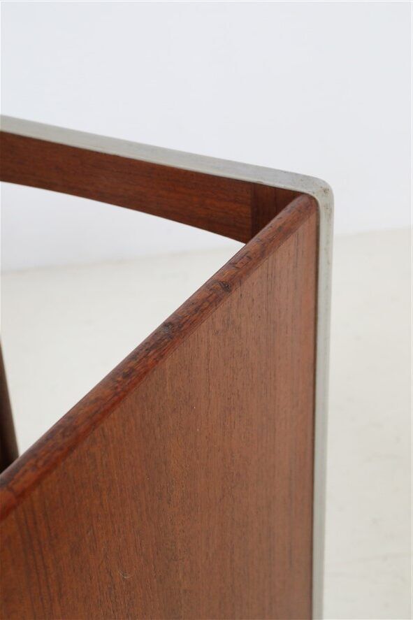 Set of 3 teak convertible children's chairs / stools / side tables, 1960s