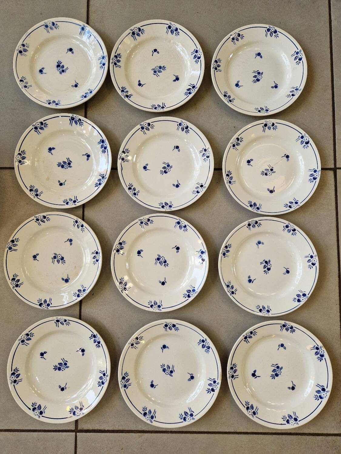 Set of 12 Saint Amand Semi-Deep Plates Model 2018