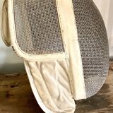 Old fencing mask set and its foil
