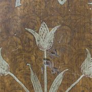 Painted folk art bridal cupboard 1769