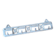 Tea towel hanger in cast aluminum, retro 1950s
