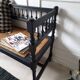 Banc en paille