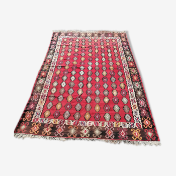 Oriental rug, double-sided kilim. Year 40-50. (300 x 205)