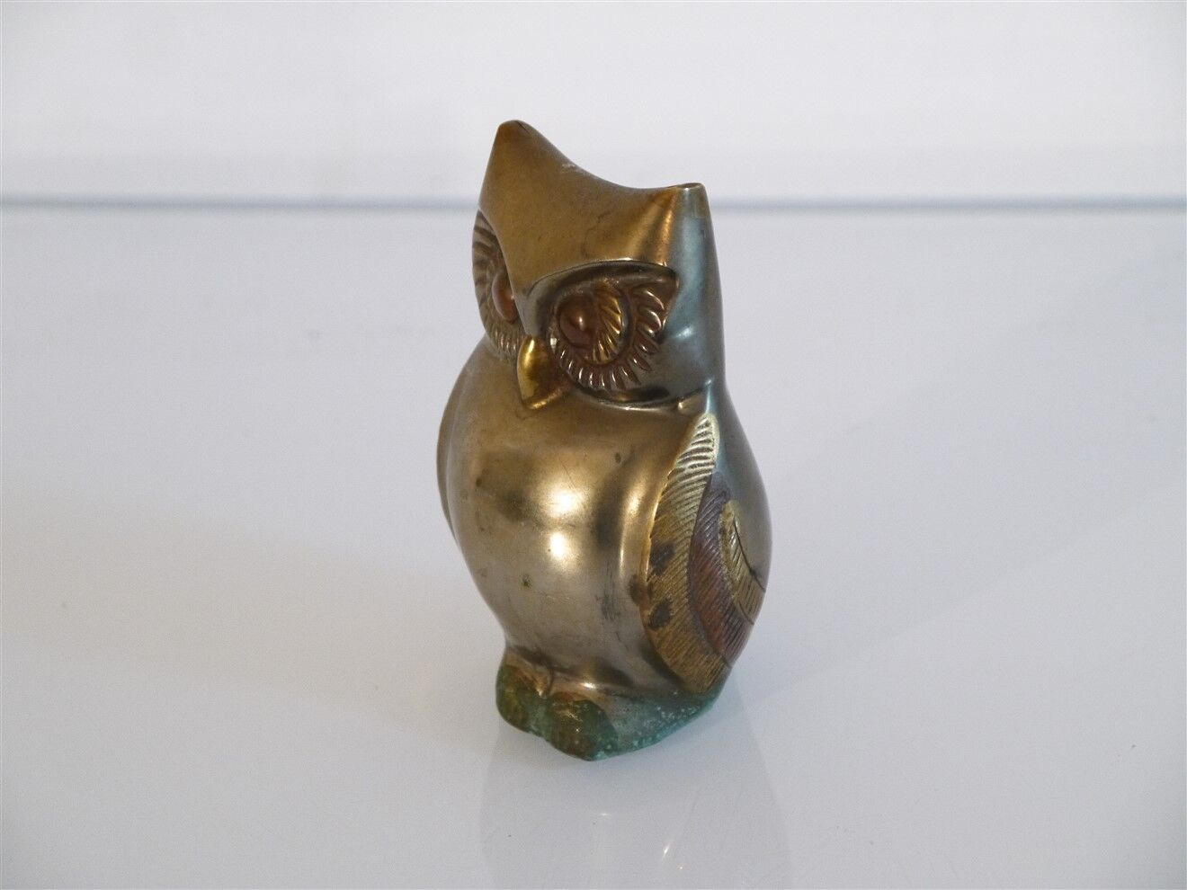Vintage owl in brass 1960