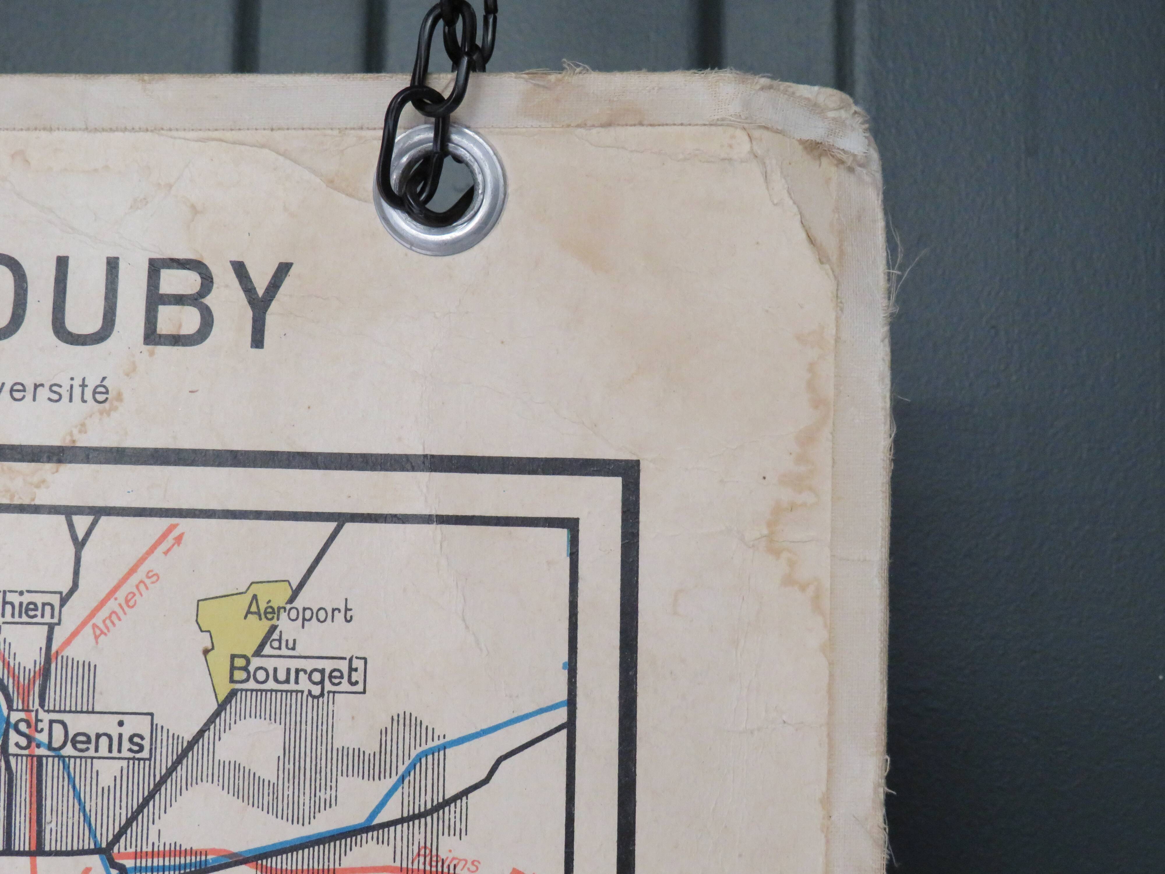 Old school map France/Paris No.48 Hatier edition