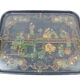 Napoleon III boiled cardboard tray old boiled cardboard tray