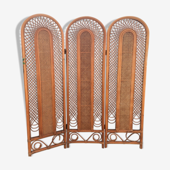 Rattan screen, bamboo and canning