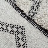 Berbere carpet beni ouarain old 125x210 cm