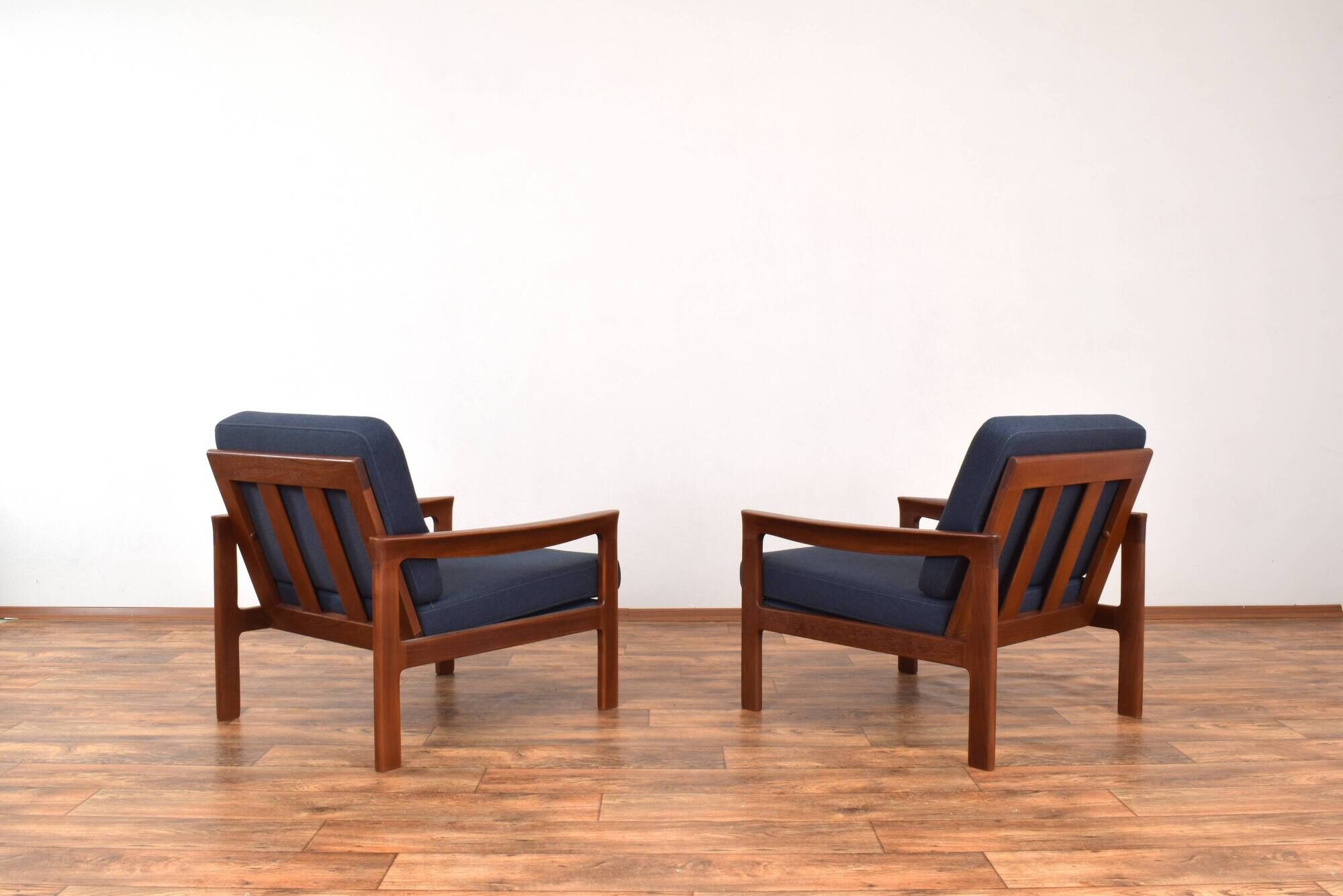 Mid-Century Danish Teak Lounge Chairs by Arne Vodder for Komfort, 1960s, Set of 2