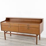 Midcentury Meredew Sideboard / Chest Of Drawers In Walnut. Vintage Modern / Retro / Scandinavian / D