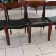 Set of 4 vintage Scandinavian teak chairs from the 1970s