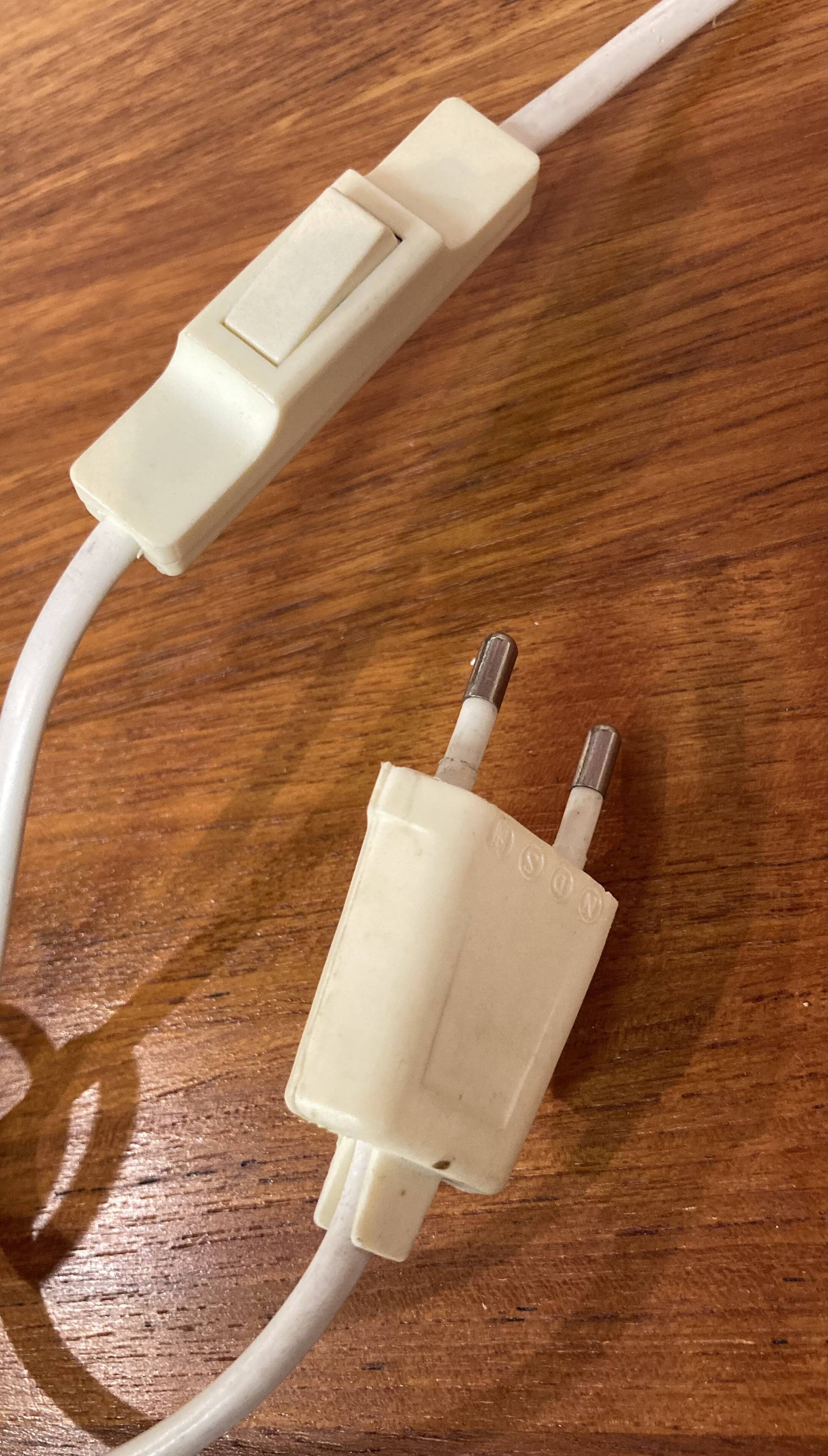 Solid wood lamp Scandinavian design 1960.