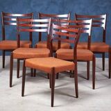 Vintage Dining Chairs by Svend Aage Madsen, 1960s, Set of 6