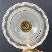 Pair of antique gold wall sconces