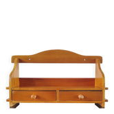 Small vintage wooden spice rack furniture