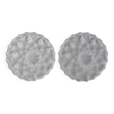 Set of 2 Arques crystal bottle coasters