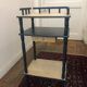 Telephone table, freestanding shelf