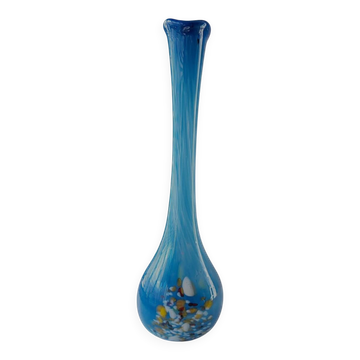 Multicoloured soliflore vase, presumably France.