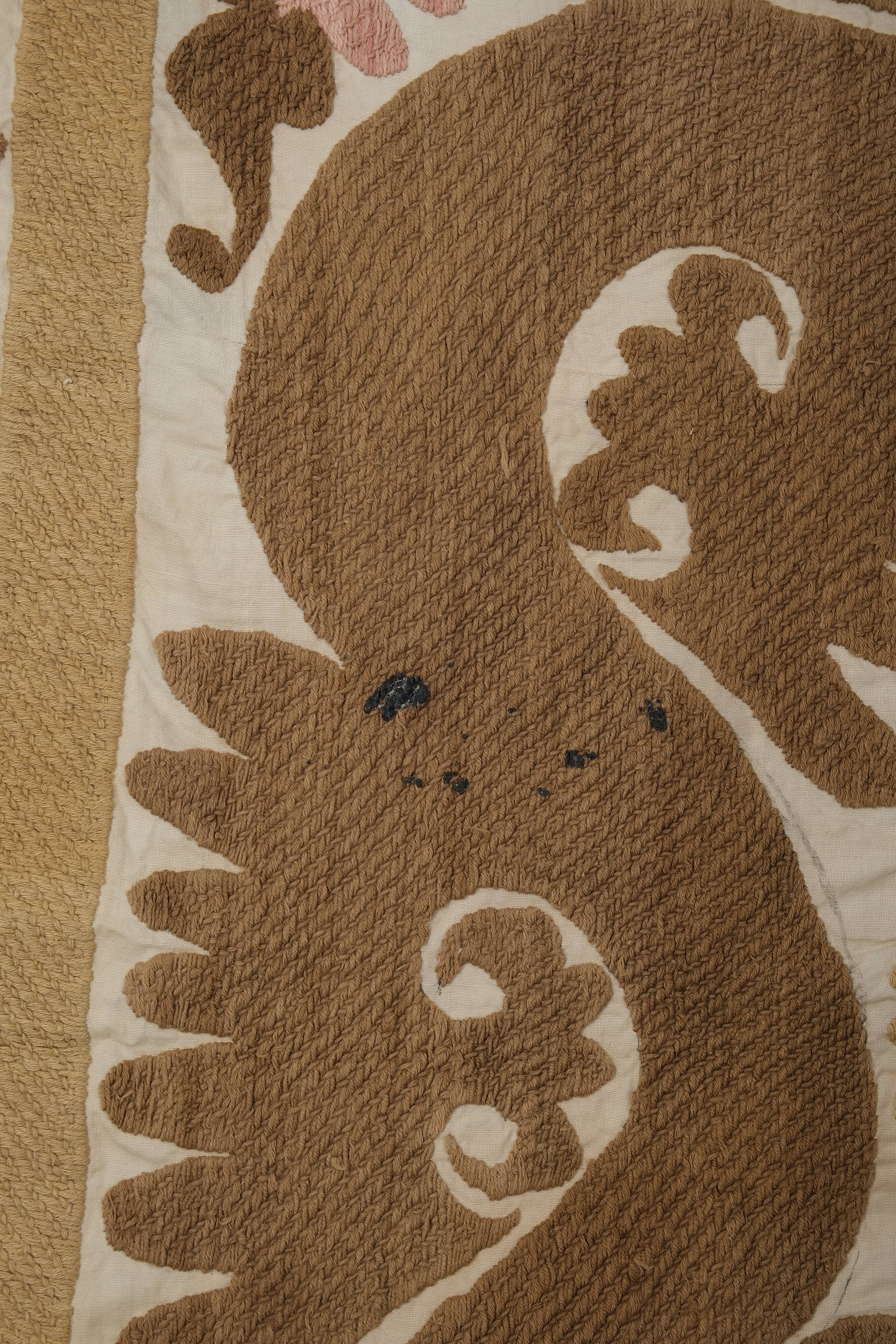 Tapis noué à la main, tapis turc vintage 140x140 cm