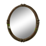 Miroir ancien ovale 47x57cm