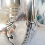 Christofle teapot, coffee pot silver-plated metal 19th art nouveau